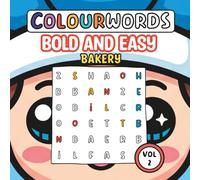 Colourwords: Bold and Easy Bakery Word Search
