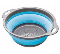 Colourworks 2.8 litres Collapsible Colander, 24 cm - Blue