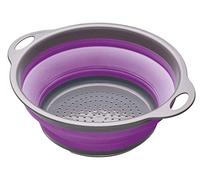 Colourworks 2.8 Litres Collapsible Colander, 24 cm - Purple