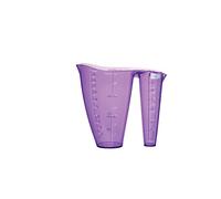 Colourworks 2 in 1 Plastic Measuring Jug for Dry and Liquid Ingredients, Plum, 500 ml