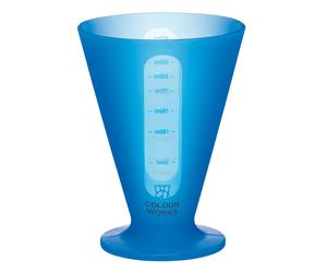 Colourworks Brights Blue Conical Measure - Blue - Silicone - Measuring Cup
