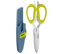 Colourworks Brights Green 10 in 1 Multi-Function Edgekeeper Scissors - Green - Stainless Steel - Scissors