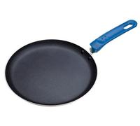 Colourworks Brights Non Stick Blue Crepe, Pancake Pan With Soft Grip Handle