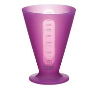 Colourworks Brights Purple Conical Measure - Purple - Silicone - Measuring Cup