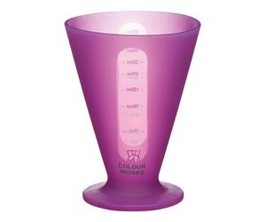 Colourworks Brights Purple Conical Measure - Purple - Silicone - Measuring Cup