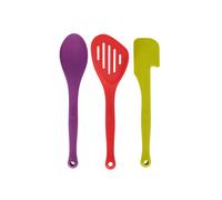 Colourworks Brights Silicone Three Piece Kitchen Tool Kit, Display Boxed Colourworks Multicolor