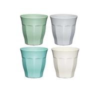 Colourworks Classics Melamine 225ml Set of 4 Picnic Tumblers White