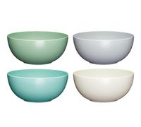 Colourworks Classics Set of Four Melamine Bowls - Multicolour - Melamine - Bowls