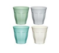 Colourworks Classics Set of Four Melamine Tumblers - Multicolour - Melamine - Tumblers