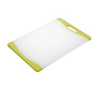 Colourworks Polyethylene Reversible Cutting Board, Non Stick Non Slip Food Chopping Mat, 36.5 x 25 cm - White/Green