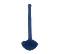 Colourworks Silicone Kitchen Ladle with Spout - Blue - Silicone - Ladle