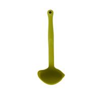 Colourworks Silicone Kitchen Ladle with Spout - Green - Silicone - Ladle