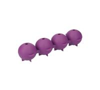 Colourworks Sphere Ice Cube Moulds in Gift Box, LFGB-Grade Silicone - Purple - Purple - Silicone - Ice Making