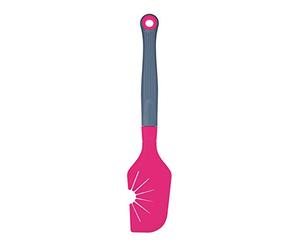 Colourworks 'The Swip' Silicone Spatula and Whisk Cleaner Tool, Raspberry, 29 cm, Pink