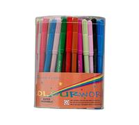 Colourworld Super Washable Fibre Tip Pens Colouring Pen Assorted Tub Pack 100