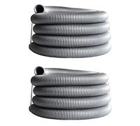 COLOY 2 Pieces Vacuum Cleaner 50mm Inner Diameter 1M Flexible Tube Hose Thread Vacuum Durable Straws Tube Water Absorption Machine