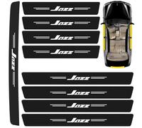 COLOYO 9pcs Carbon Fiber Car Door Sills,Rear Bumper Protector,Suitable for Honda Jazz Honda Fit,Scratch-resistant Carbon Fiber Trunk Door Sill Edge Trim Strip Styling Accessories,Black-9pcs