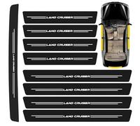 COLOYO 9pcs Carbon Fiber Car Door Sills,Rear Bumper Protectors for To-yota Land Cruiser,Scratch Resistant Sill Edge Trim Strips Styling Accessories