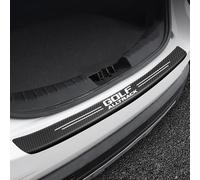 COLOYO Car trunk sill Protector film suitable for Volkswagen Golfalltrack, carbon fiber rear bumper protector, anti-scratch car Styling Accessories