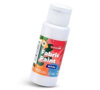 colozoo White Textile Paint 60ml Machine Washable High Coverage