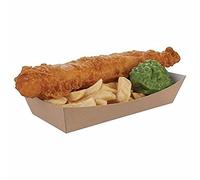 Colpac CK936 Disposable Kraft Tray, Large (Pack of 500)