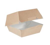 Colpac GE802 Disposable Kraft Burger Boxes, Standard (Pack of 250)