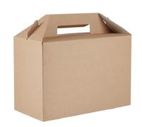 Colpac Kraft Paperboard Carry Box - Large (Pack 125)