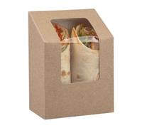 Colpac Tuck Top Wrap Pack Kraft with PLA Window (Pack 500)