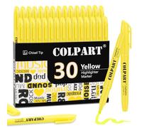 colpart Pastel Aesthetic Bible Highlighters-30Yellow No Bleed With AssortedCute Pens Markers,Kawaii for Students School Office Supplies Vintage