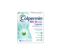 Colpermin IBS Relief - Peppermint Oil Capsules for Irritable Bowel Syndrome - Colpermin Capsules - 100 Pack
