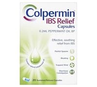 Colpermin Peppermint Oil Capsules for IBS Relief - Double Coated Enteric Capsules, 20 Count - Fast Release, Gastro-Friendly Formula for Irritable Bowel Syndrome | SterlingSquare