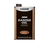 Colron Refined Georgian Medium Oak Satin Not Antibacterial Danish Furniture Wood Oil, 500Ml