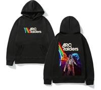 COLseller ARC Raiders Full Print Hoodie | Front & Back Graphic Sweatshirt, Casual Gamer Wear for Men & Women (black,M)