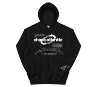 COLseller Chase Atlantic Graphic Hoodie | Oversized Y2K Style | Unisex Streetwear Pullover (black,M)