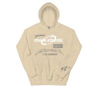 COLseller Chase Atlantic Graphic Hoodie | Oversized Y2K Style | Unisex Streetwear Pullover (khaki,M)