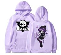 COLseller Murder Drones UZI Character Hoodie | Official Graphic Sweatshirt | Unisex Gaming Merch (purple,L)