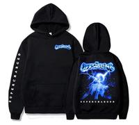 COLseller The Offspring SUPERCHARGED Hoodie | Official Band Merch | Graphic Print Sweatshirt (black,S)