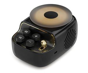 COLSUR Mini Bluetooth Speaker, Small Retro Speaker with Night Light, Portable Wireless Bluetooth 5.3, 1200mAh Battery, Support TF Card, Indoor/Bedroom/Living Room/Travel/Gifts