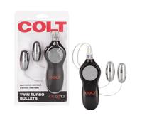 California Exotic Colt 7 function Twin Turbo Vibrating Waterproof Bullets