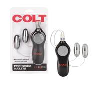 California Exotic Colt 7 function Twin Turbo Vibrating Waterproof Bullets