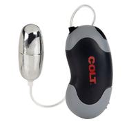 CalExotics COLT Xtreme Turbo Bullet Love Egg Vibrator Waterproof 2-Speed Silver
