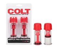 Colt red nipple prosuckers - Depth: 50 mm, Couleur: Red, Length: 215 mm, Rayon: Couple, Width: 132 mm