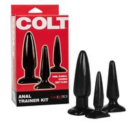COLT Anal Trainer Kit Butt Plug Set of 3, Anal Stretch Sex Toy Pleasure Plugs