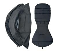 Colu Kid Stroller Canopy and Seat Cushion Compatible with Babyzen YOYO 2 and YOYO+, Stroller Accessories Replacement Kit, Double Layer Waterproof Fabric (Black)