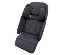 Colukii Insert Liner Cushion Seat Compatible with Uppababy Vista V2 and Cruz Strollers, with Head Support Pillow and Wedge Support, Skin Friendly Fabric (Dark Grey)