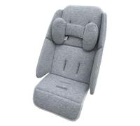 Colukii Insert Liner Cushion Seat Compatible with Uppababy Vista V2 and Cruz Strollers, with Head Support Pillow and Wedge Support, Skin Friendly Fabric (Light Gray)
