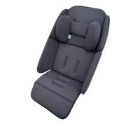 Colukii Insert Liner Cushion Seat Compatible with Uppababy Vista V2 and Cruz Strollers, with Head Support Pillow and Wedge Support, Skin Friendly Fabric (Dark Grey)