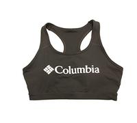 Columbia 1 Pack Classic Racer-Back Logo Bra Omni Wick, Black, L