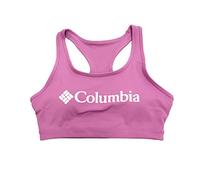 Columbia 1 Pack Classic Racer-Back Logo Bra Omni Wick, Purple, XL