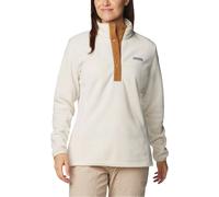 Columbia - 4 seasons Fleeces - Benton Springs 1/2 Snap Pull Over II Chalk Camel Brown for Women - Size L - Beige Beige